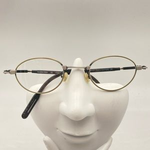 Imago Silver Oval Sunglasses Frames Harmonia